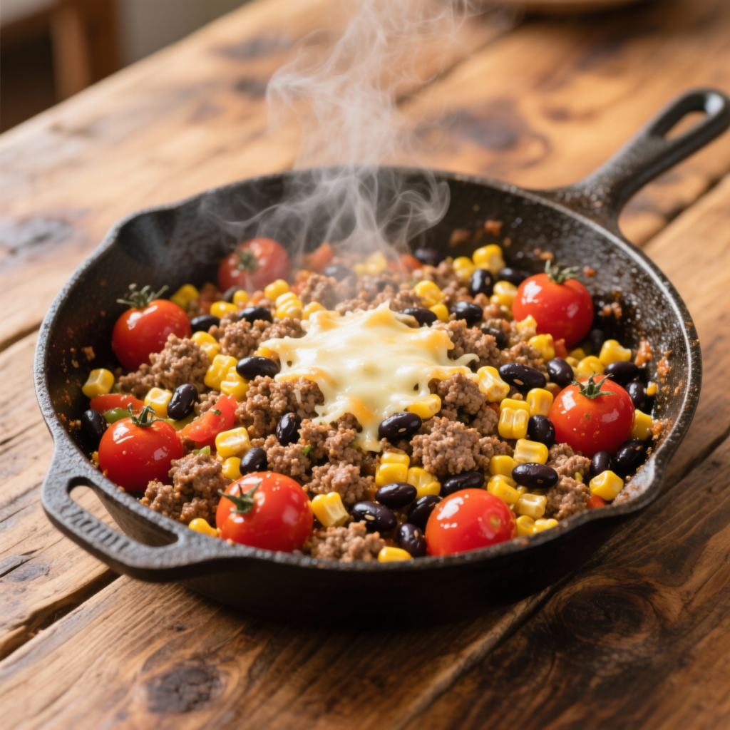 5. One-Pan Turkey and Vegetable Skillet