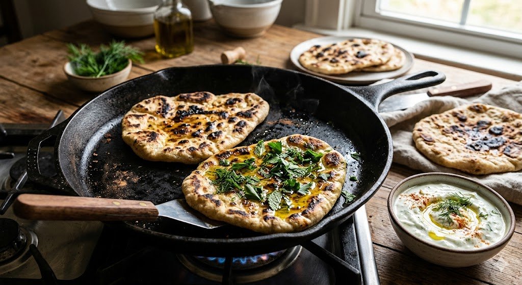 8. Sourdough Discard Flatbread 🫓
