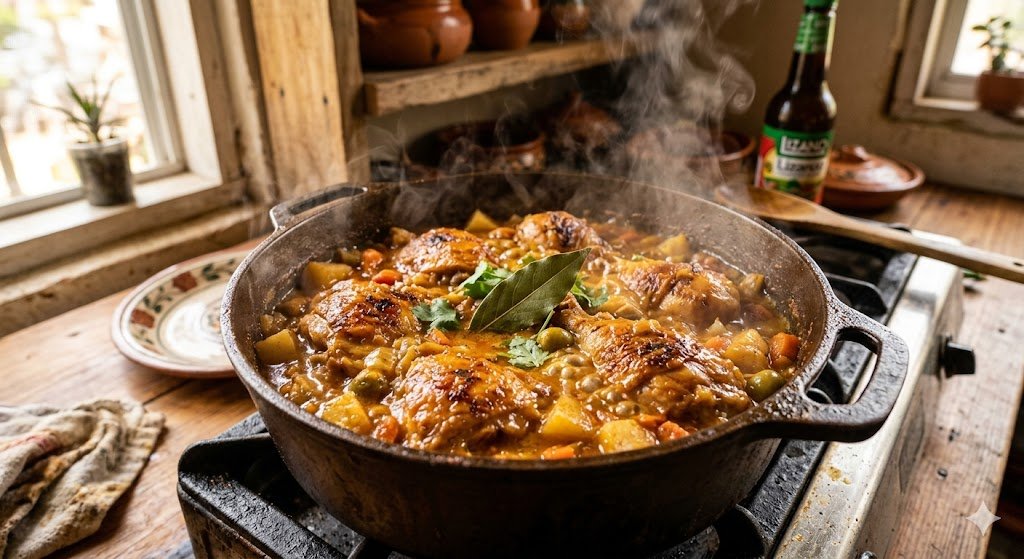 Recipe for La Bandera — Authentic Dominican Rice & Beans