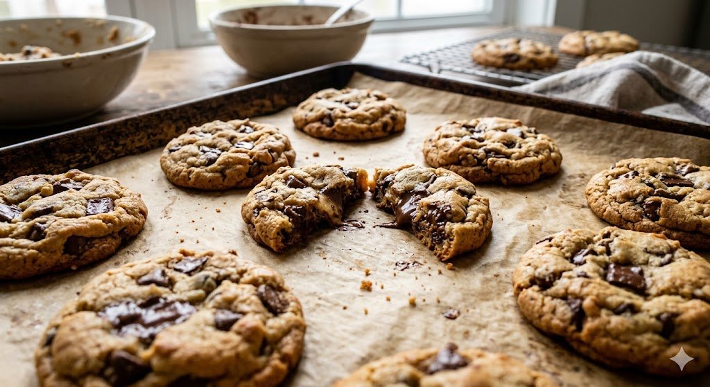 6. Sourdough Discard Chocolate Chip Cookies 🍪