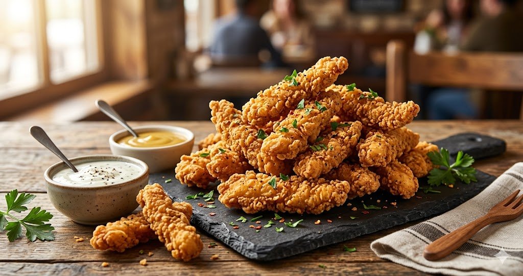 Crispy Fried Chicken Fries Recipe (Better Than Fast Food!) fried chicken fries recipe
